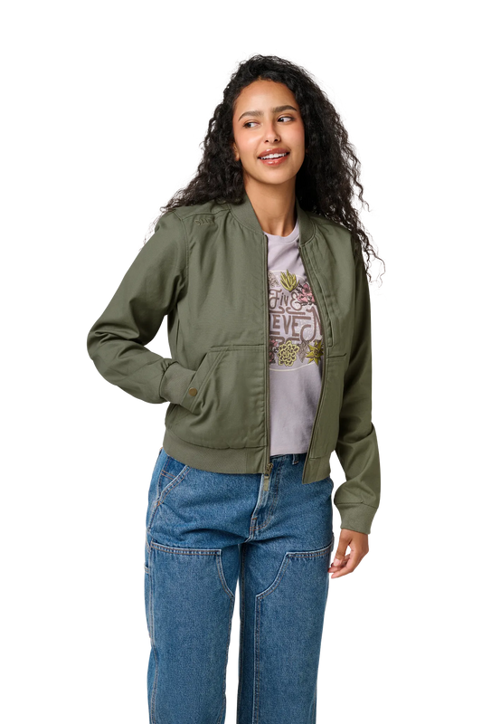 Women's Marty Bomber Jacket – Tank Green