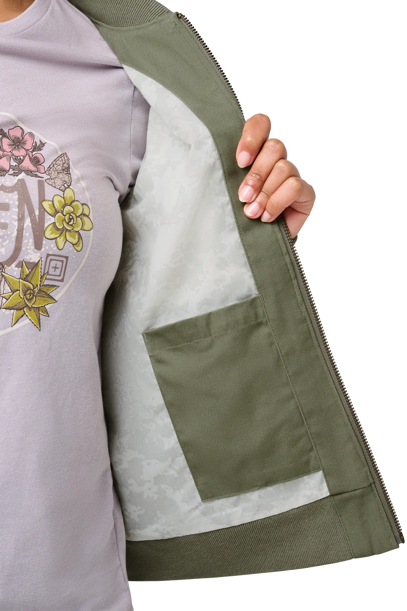 Women's Marty Bomber Jacket – Tank Green