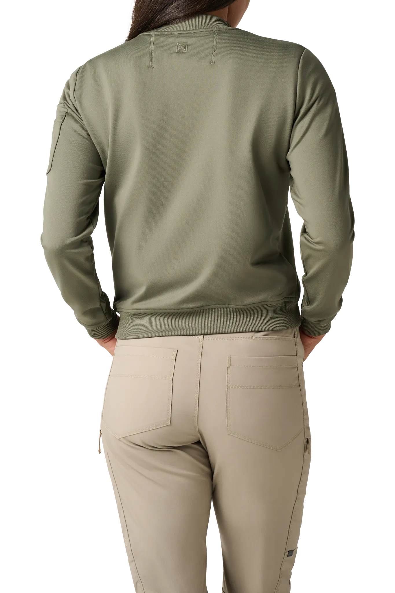 Women's Riveter Knit Bomber – Sage Green