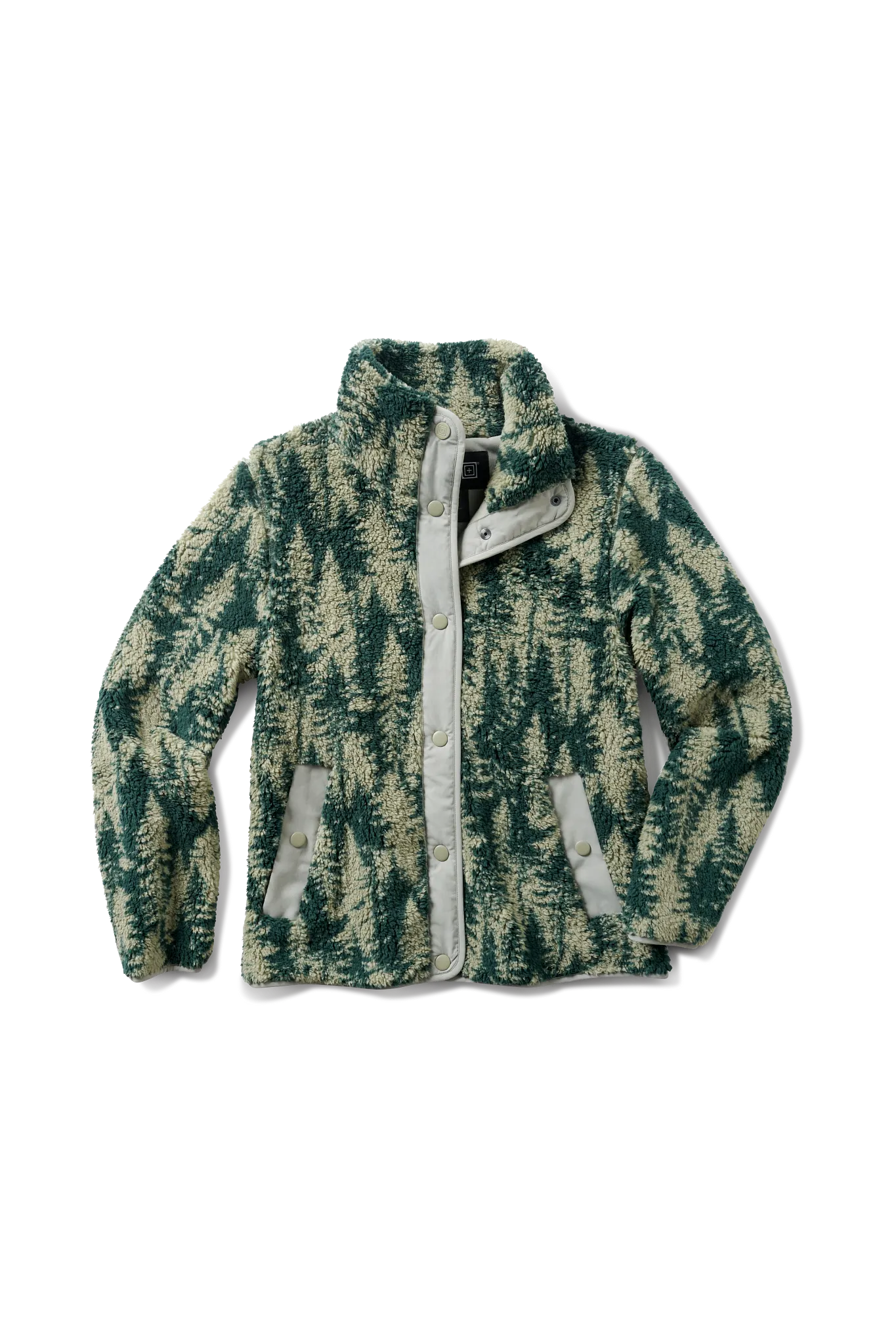 Women's Odina Fleece Jacket – Shadow Green Trees