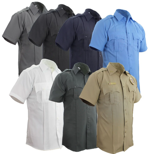 [CUSTOMIZED] 100% Polyester Short Sleeve Uniform Shirts