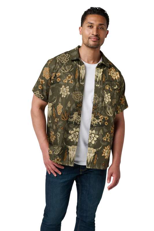 Oscar Short Sleeve Shirt – Ranger Green Desert Floor