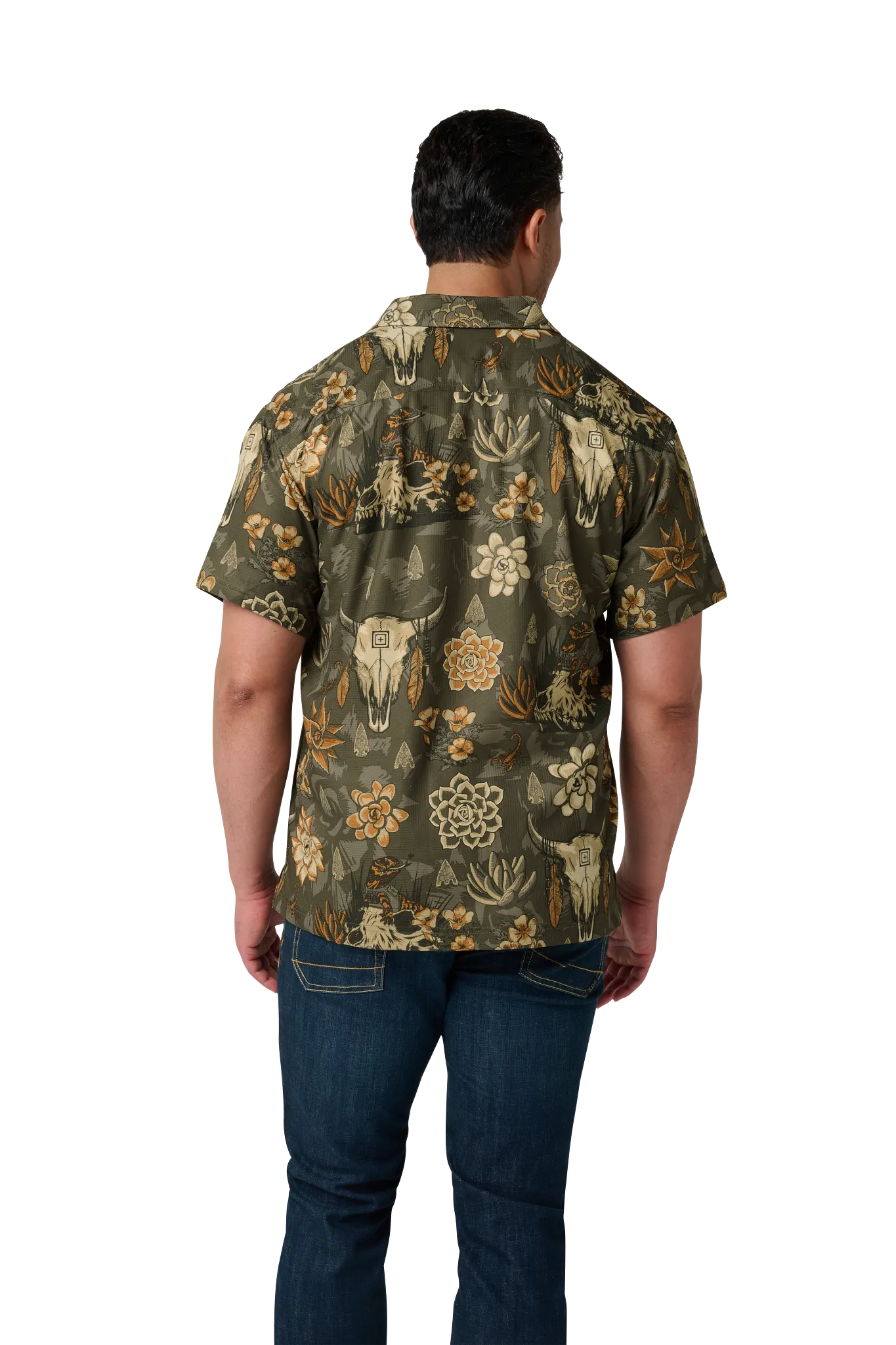 Oscar Short Sleeve Shirt – Ranger Green Desert Floor
