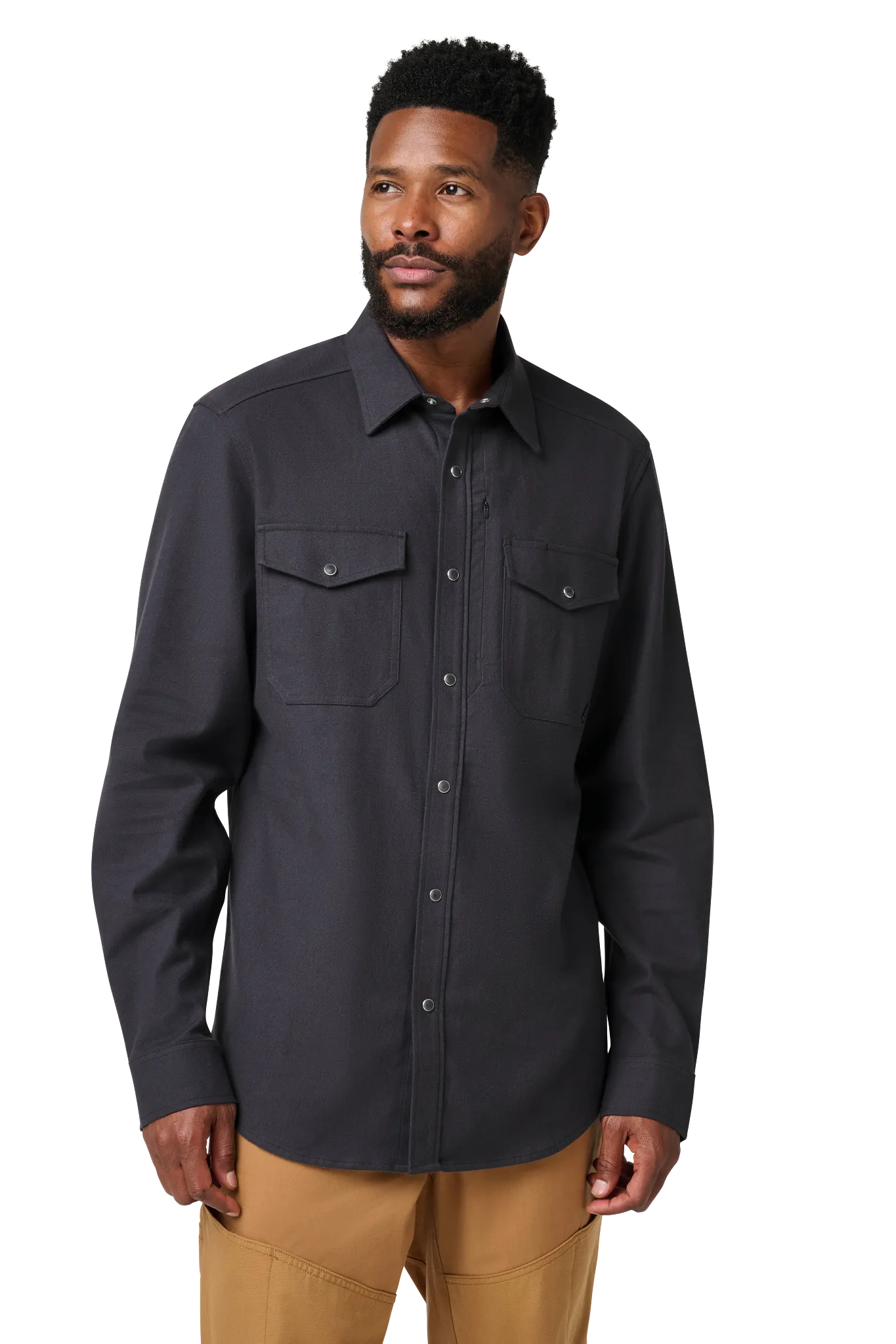 Austin Flannel Solid – Volcanic