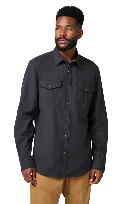 Austin Flannel Solid – Volcanic