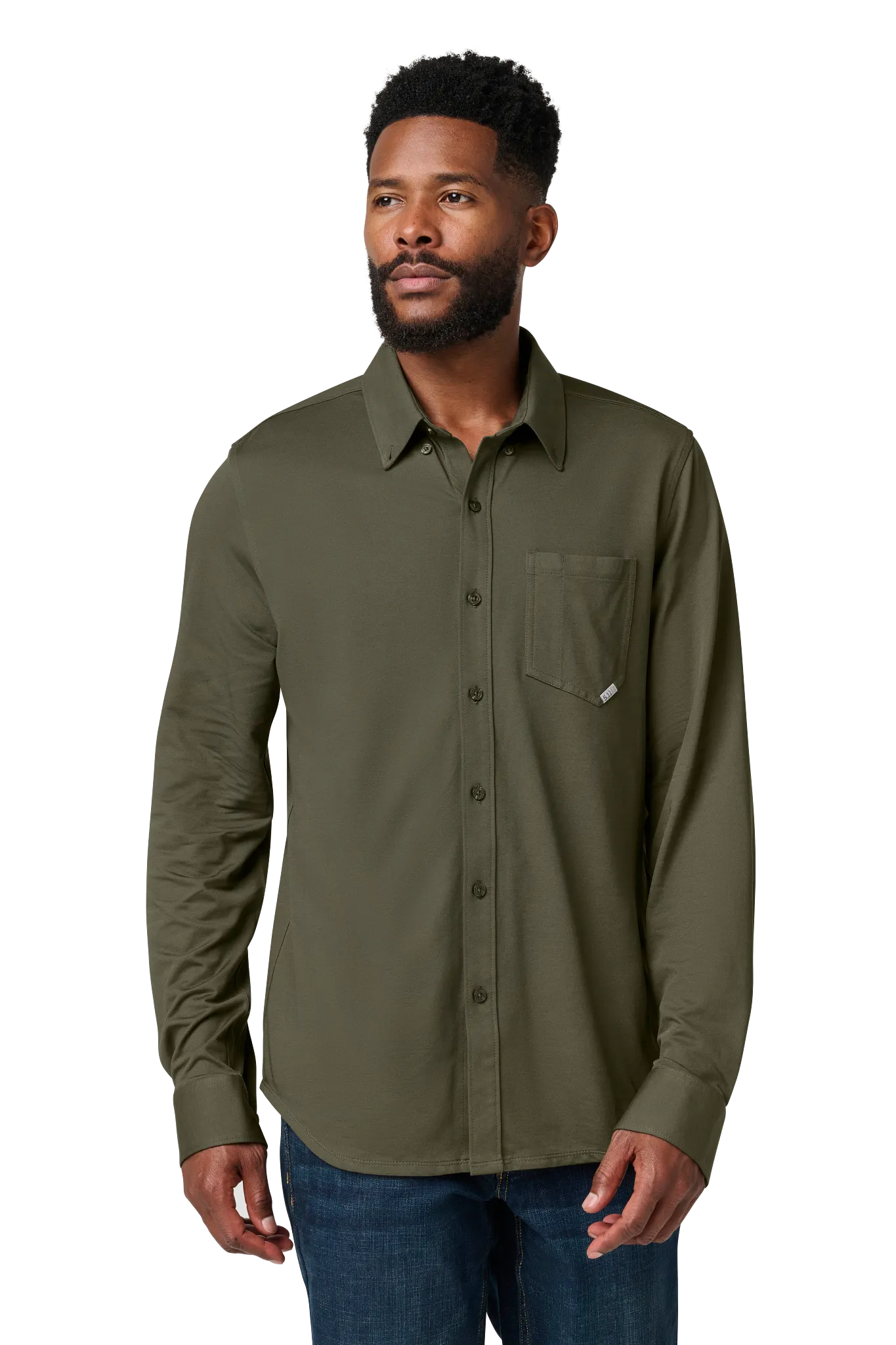 Jefferson Long Sleeve Shirt – Ranger Green