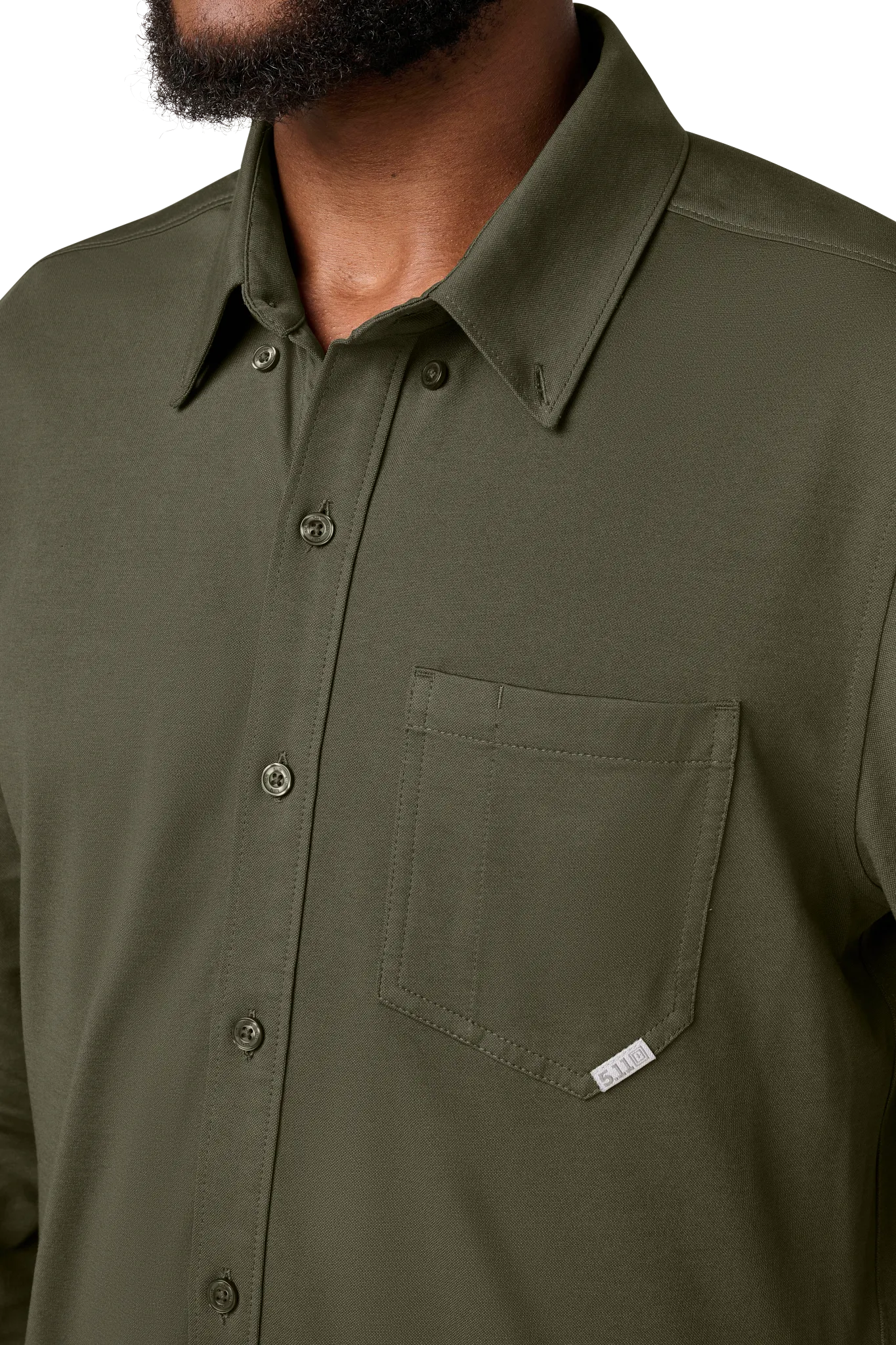 Jefferson Long Sleeve Shirt – Ranger Green