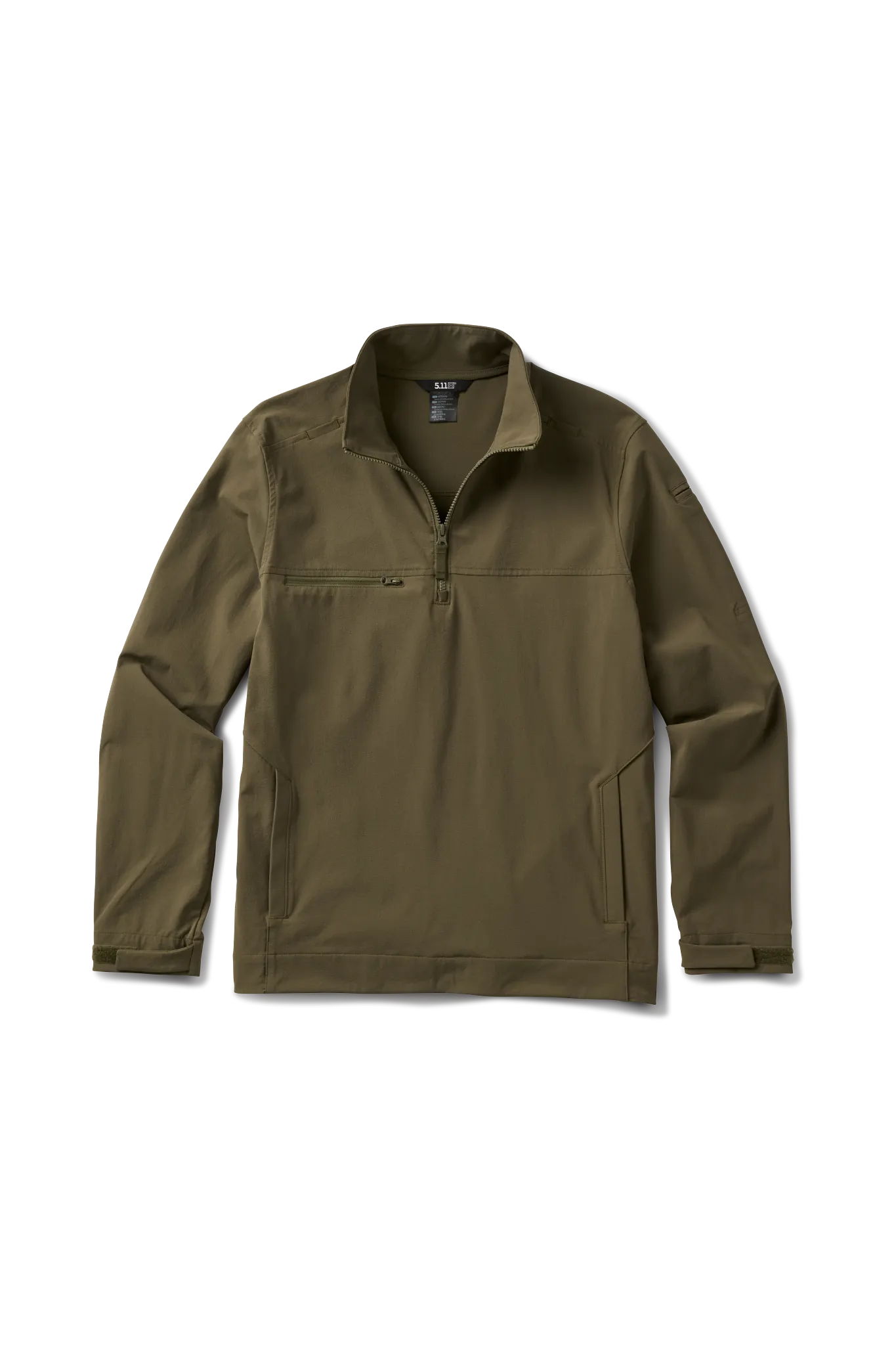 Softshell Job Shirt Quarter Zip Pullover – Ranger Green