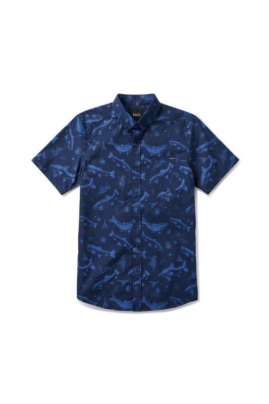 5.11® Companion Short Sleeve Shirt – Pacific Navy Fin-Atical