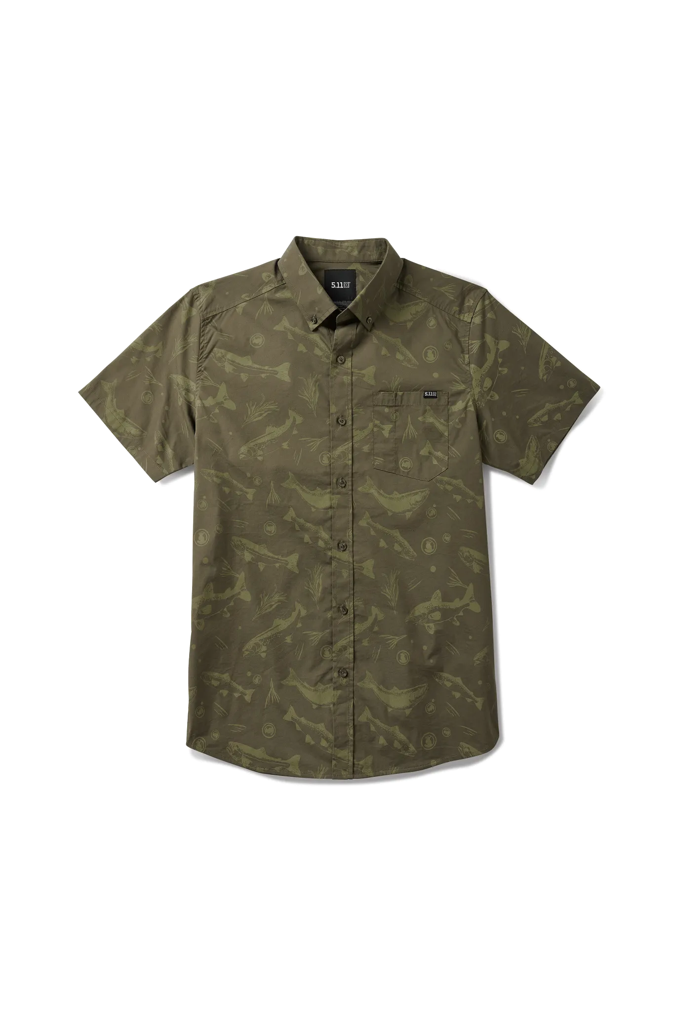 5.11® Companion Short Sleeve Shirt – Ranger Green Fin-Atical
