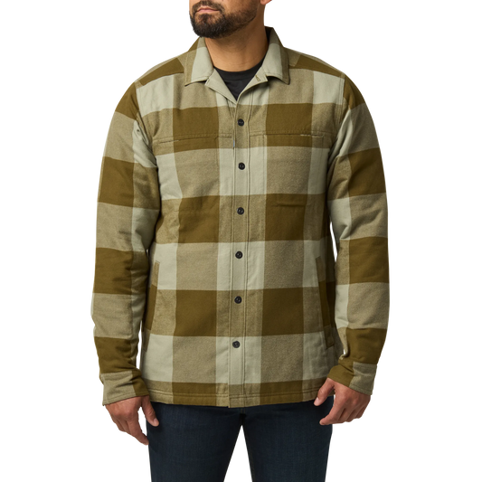 Seth Shirt Jacket – Field Green Check