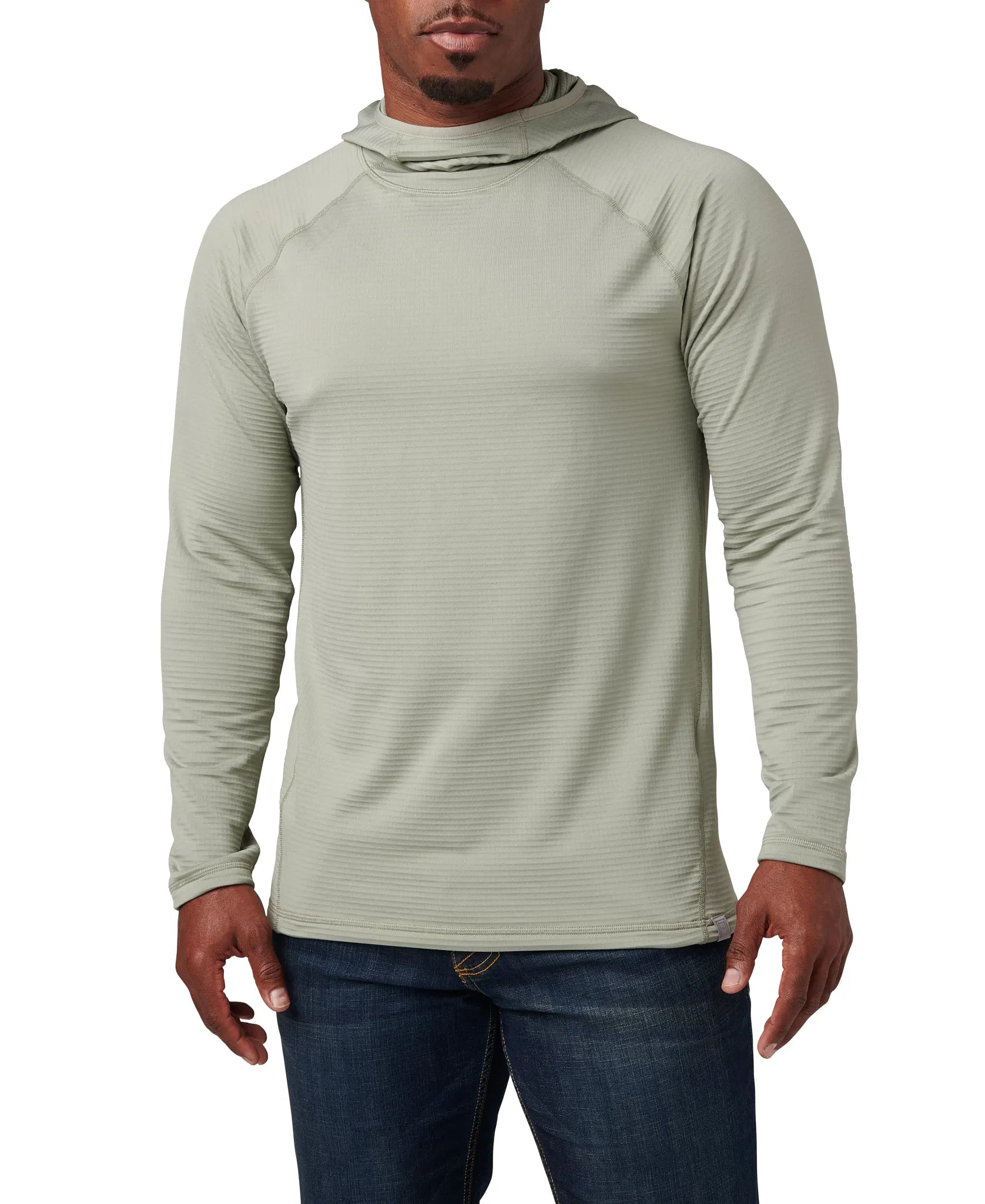 Stratos Long Sleeve Hoodie – Shadow Green