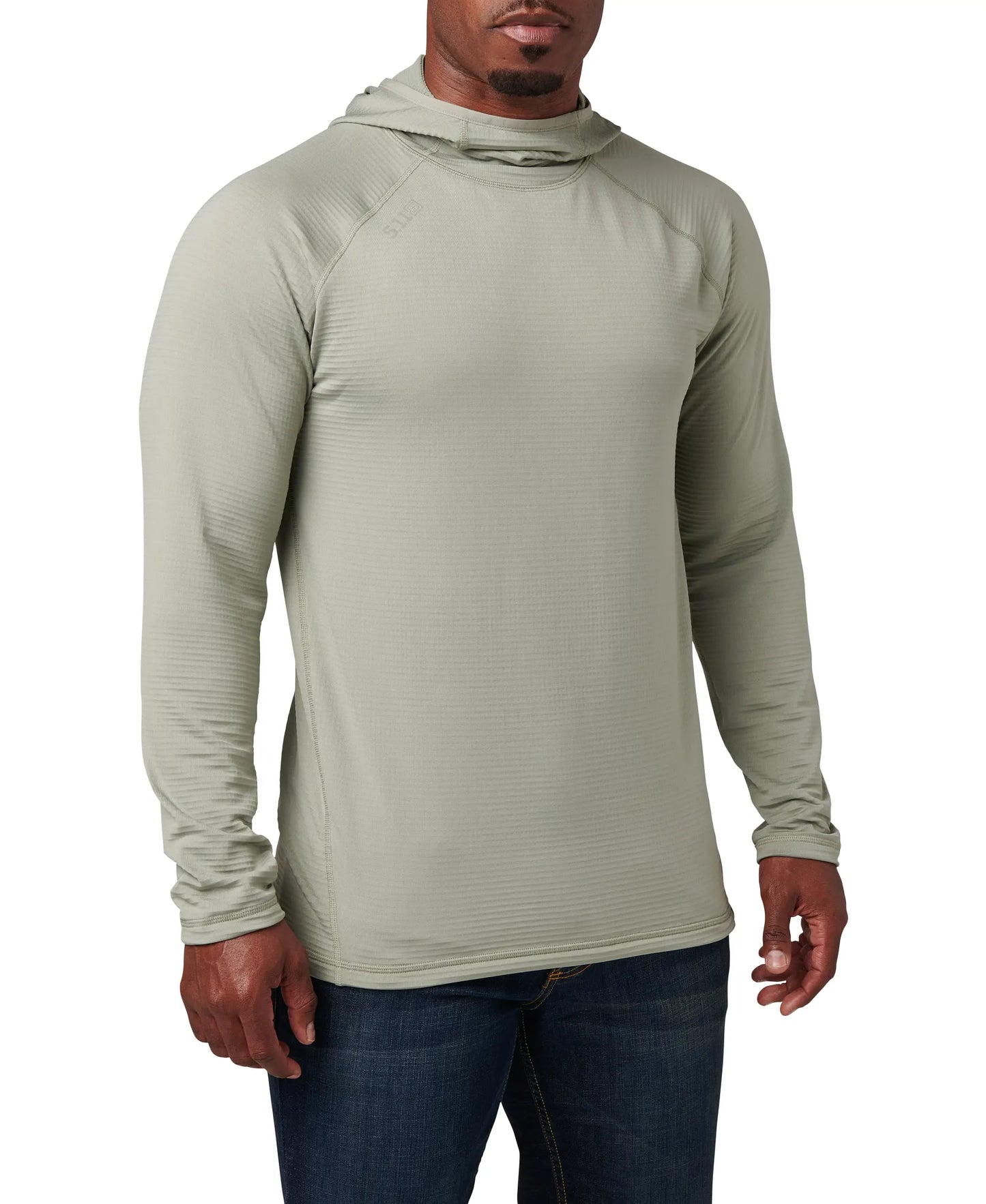 Stratos Long Sleeve Hoodie – Shadow Green