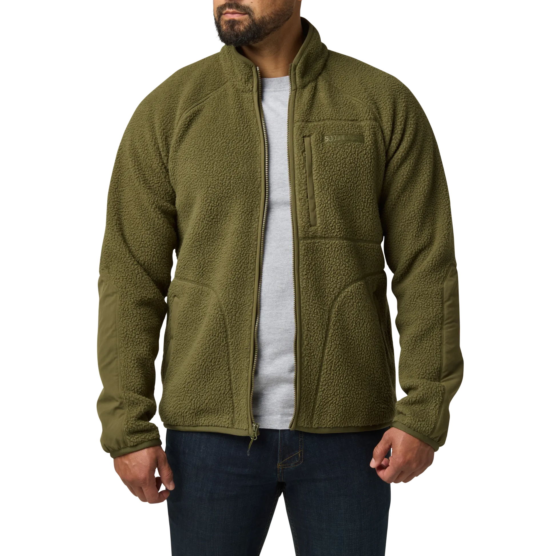 HQ Tech Fleece Jacket – Field Green