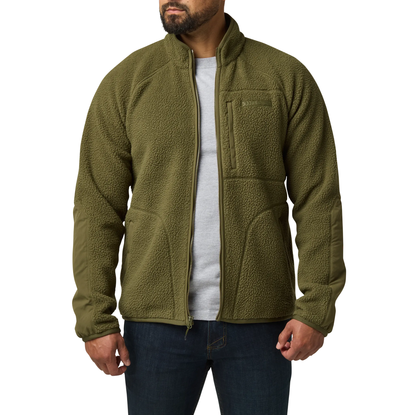 HQ Tech Fleece Jacket – Field Green