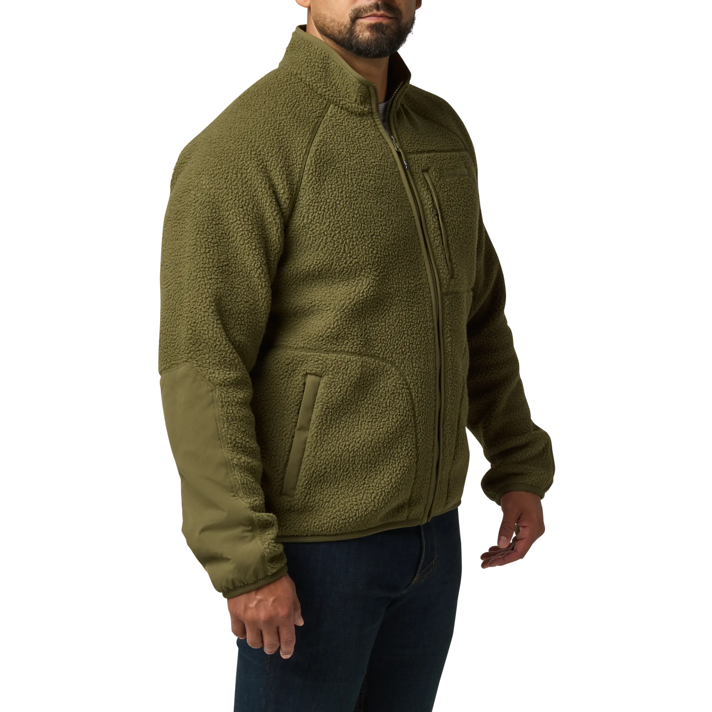 HQ Tech Fleece Jacket – Field Green