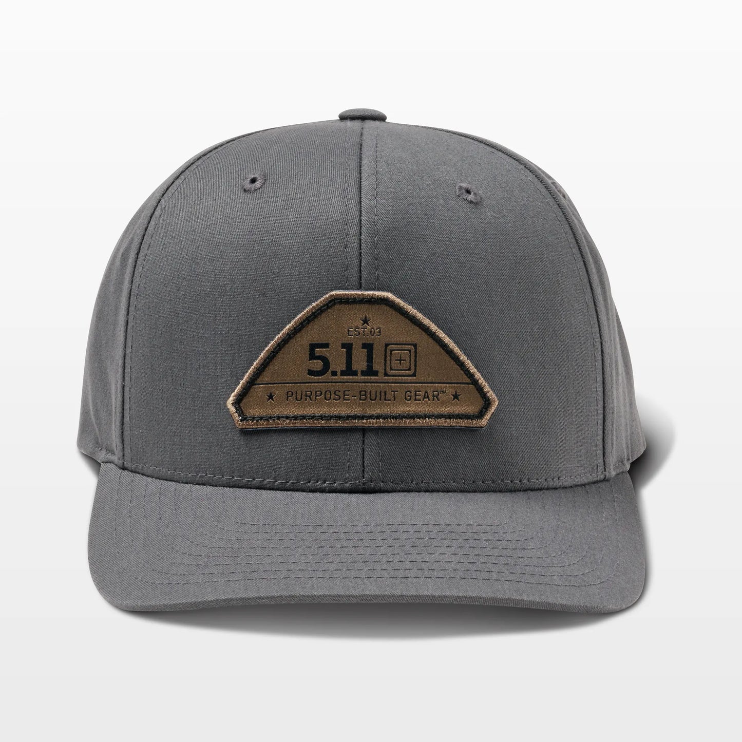 PBG Crest Snapback Hat – Charcoal