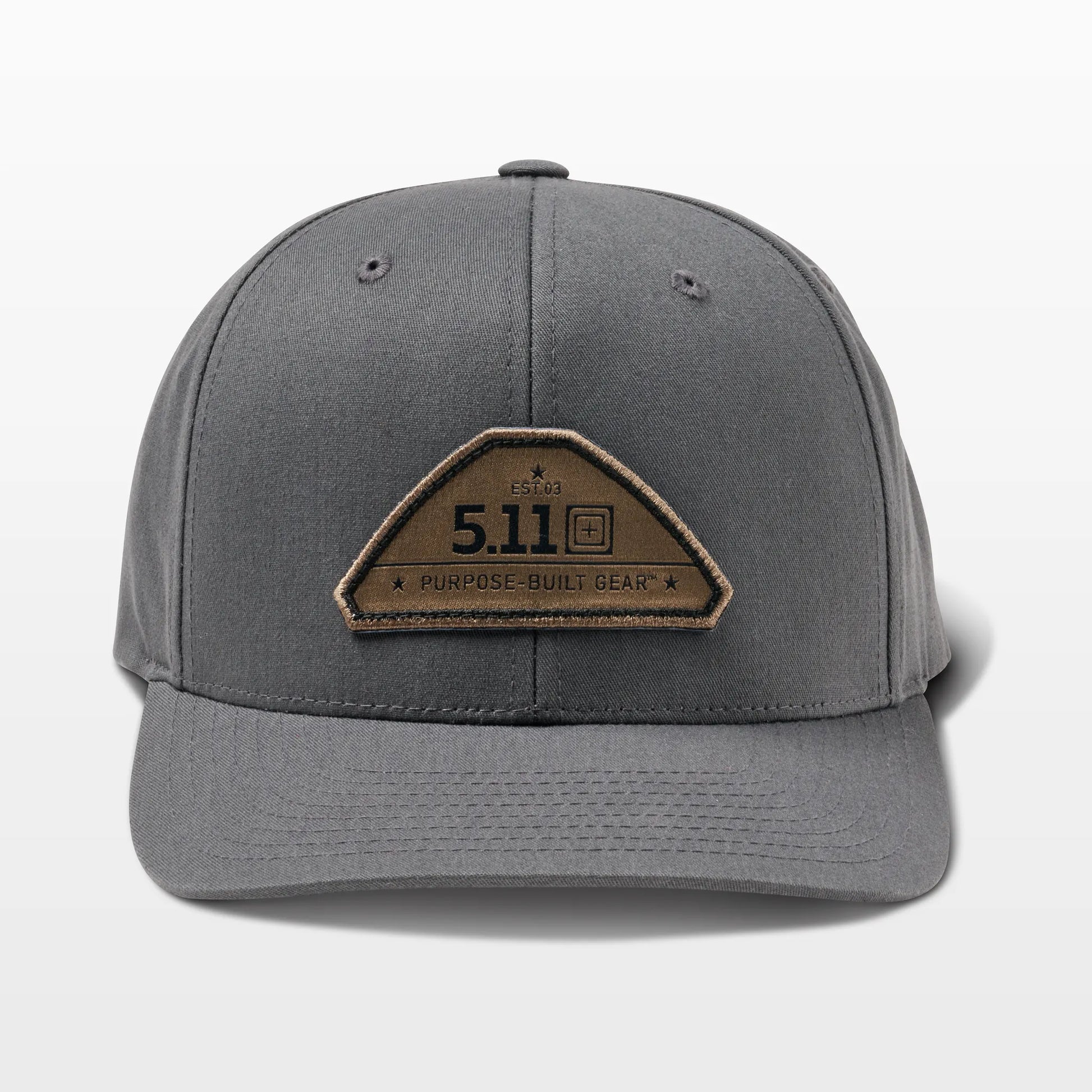 PBG Crest Snapback Hat – Charcoal