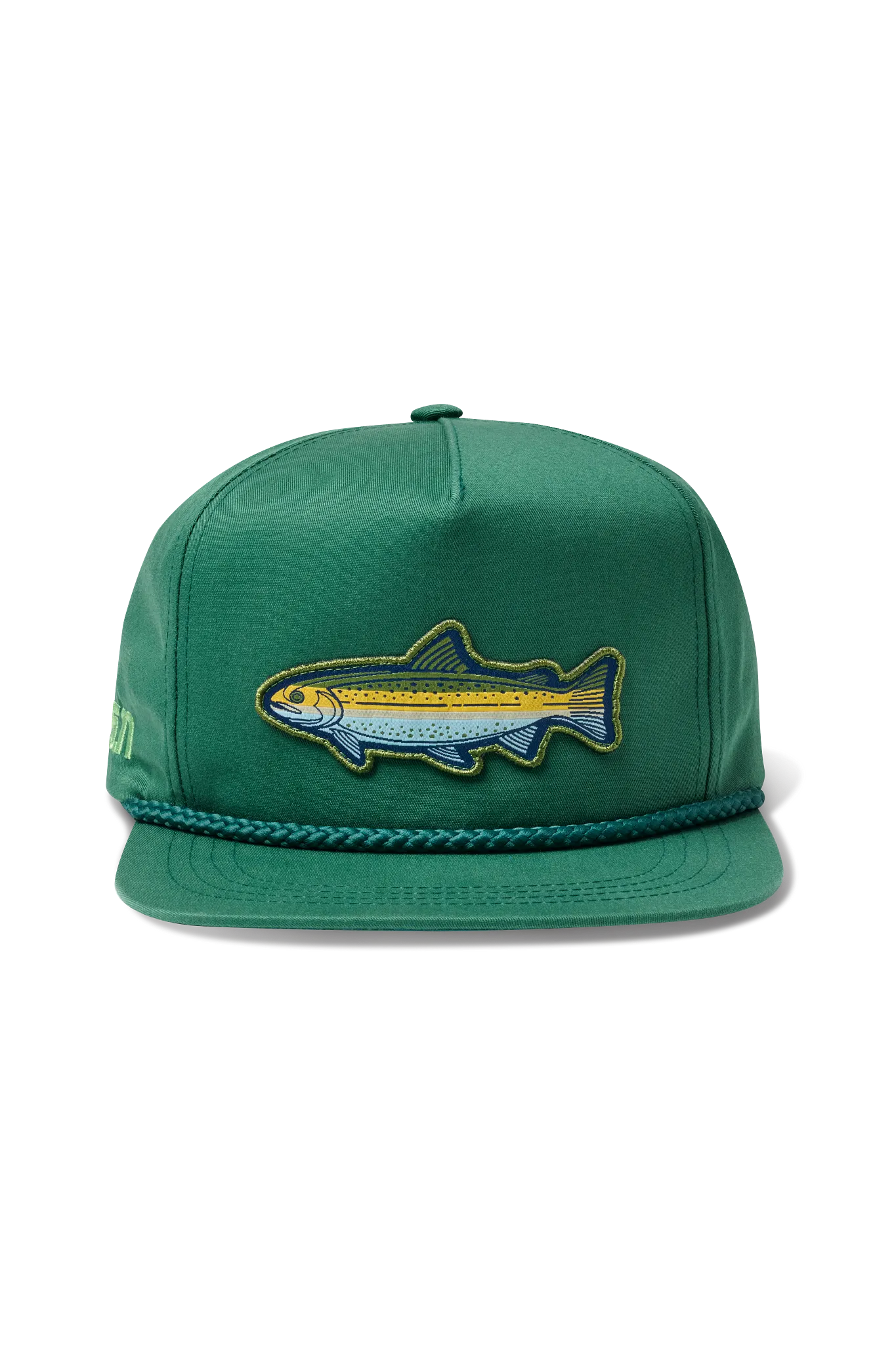 Land-Lover Rope Snapback Hat – Green