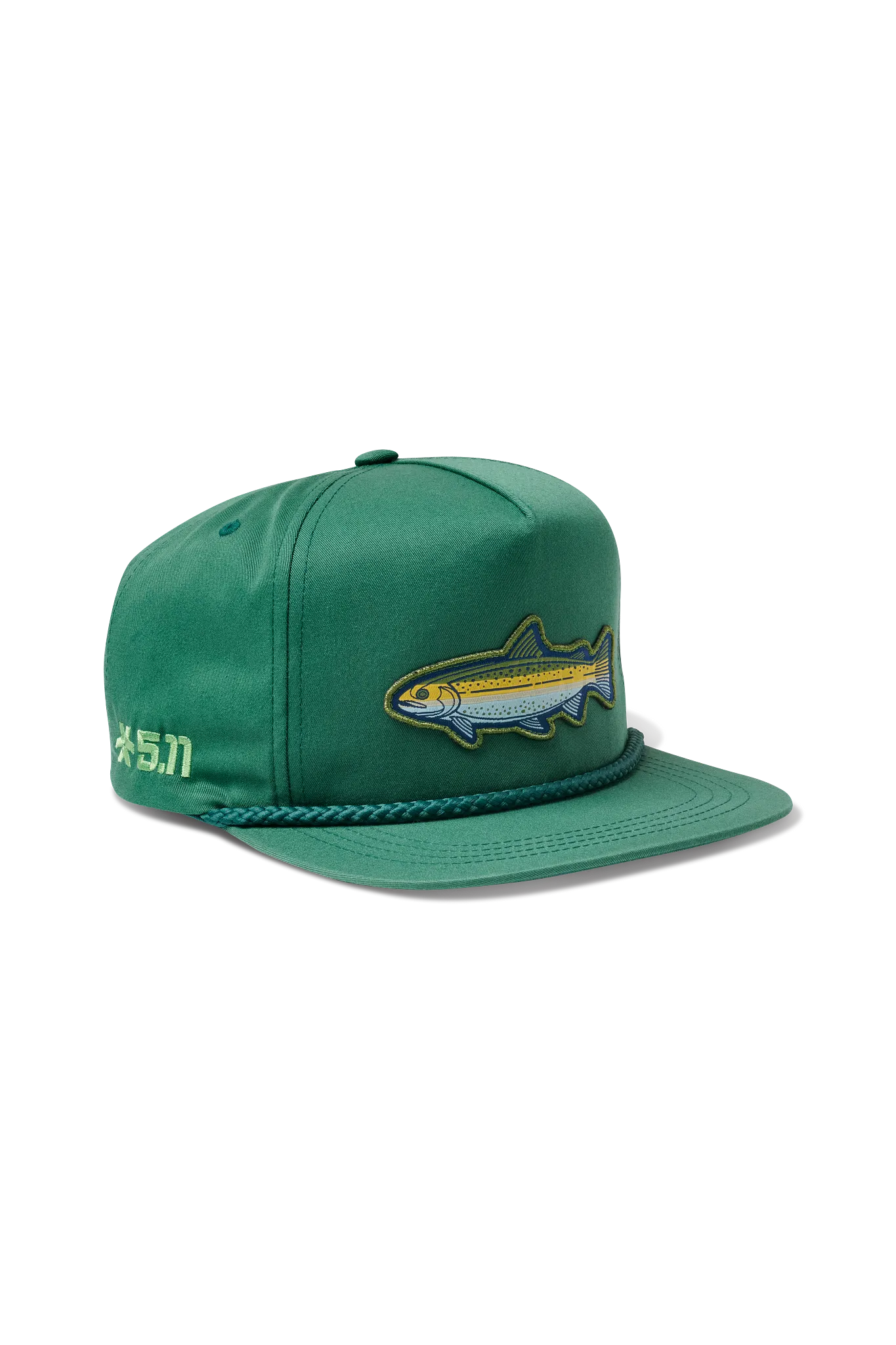 Land-Lover Rope Snapback Hat – Green