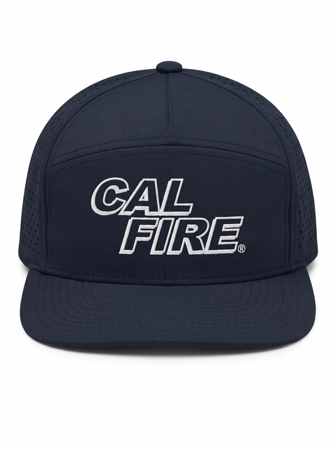 CAL FIRE 7-Panel Performance Hat - White Text