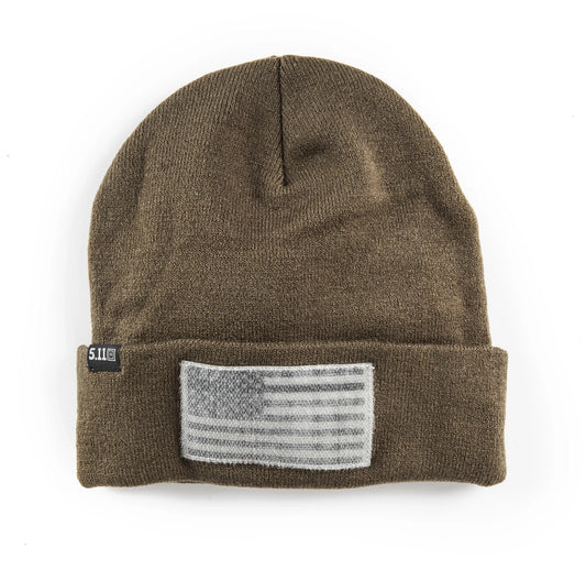 Cuffed Flag Bearer Beanie – Ranger Green