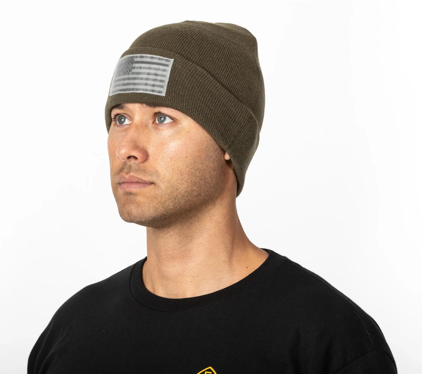Cuffed Flag Bearer Beanie – Ranger Green