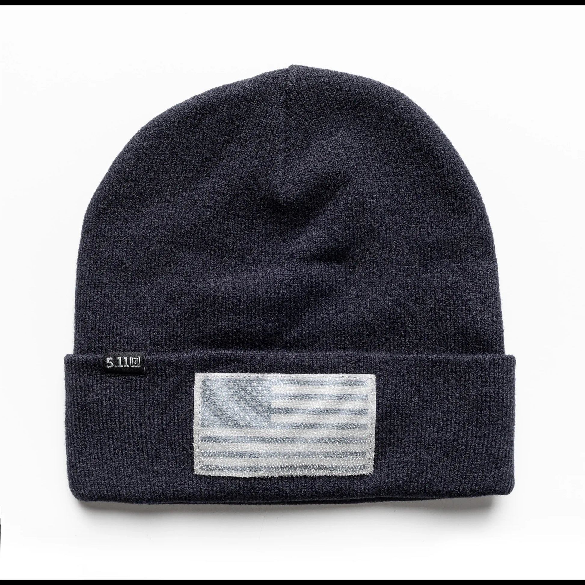 Cuffed Flag Bearer Beanie – Dark Navy
