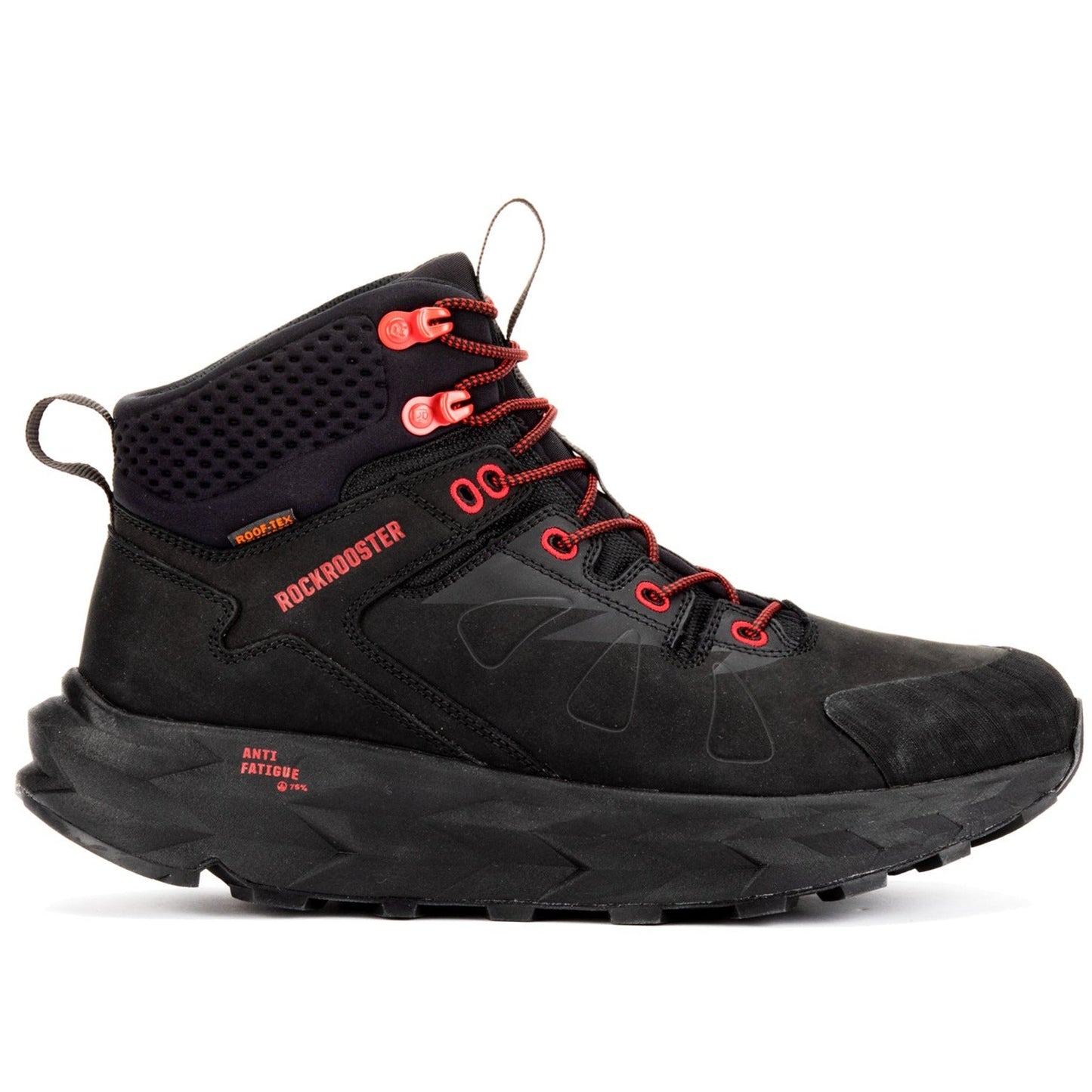 ROCKROOSTER Farmington Black 6 Inch Waterproof Hiking Boots with VIBRAM® Outsole OC21034 (4)