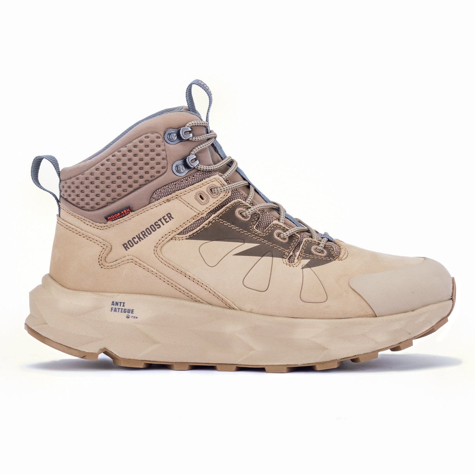 rockrooster Farmington Sand 6 Inch Waterproof Hiking Boots with VIBRAM® Outsole OC21035 (4)