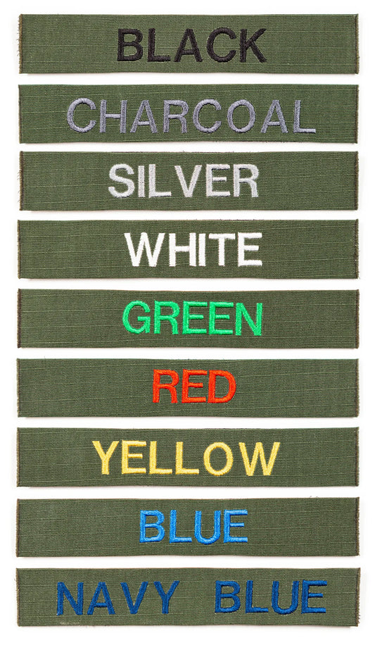 Custom Name Tape 6X1 – OD Green