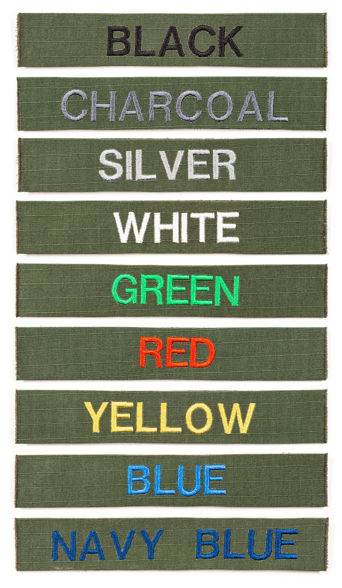 Custom Name Tape 6X1 – OD Green