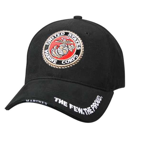 Rothco Deluxe Low Profile Cap With USMC Eagle, Globe &amp; Anchor Logo