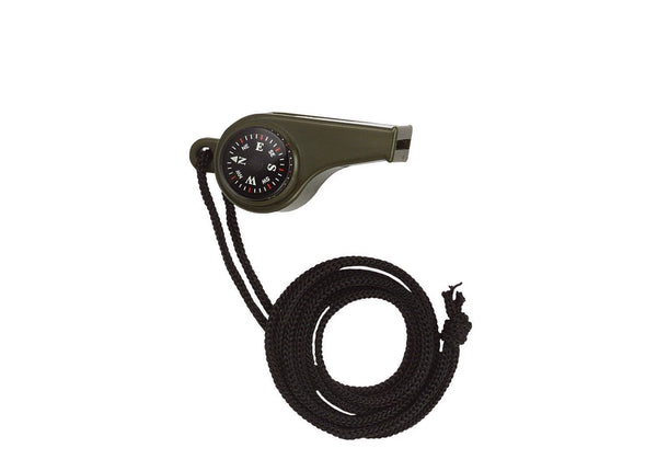 Rothco 3-1 Super Whistle with Compass &amp; Thermometer