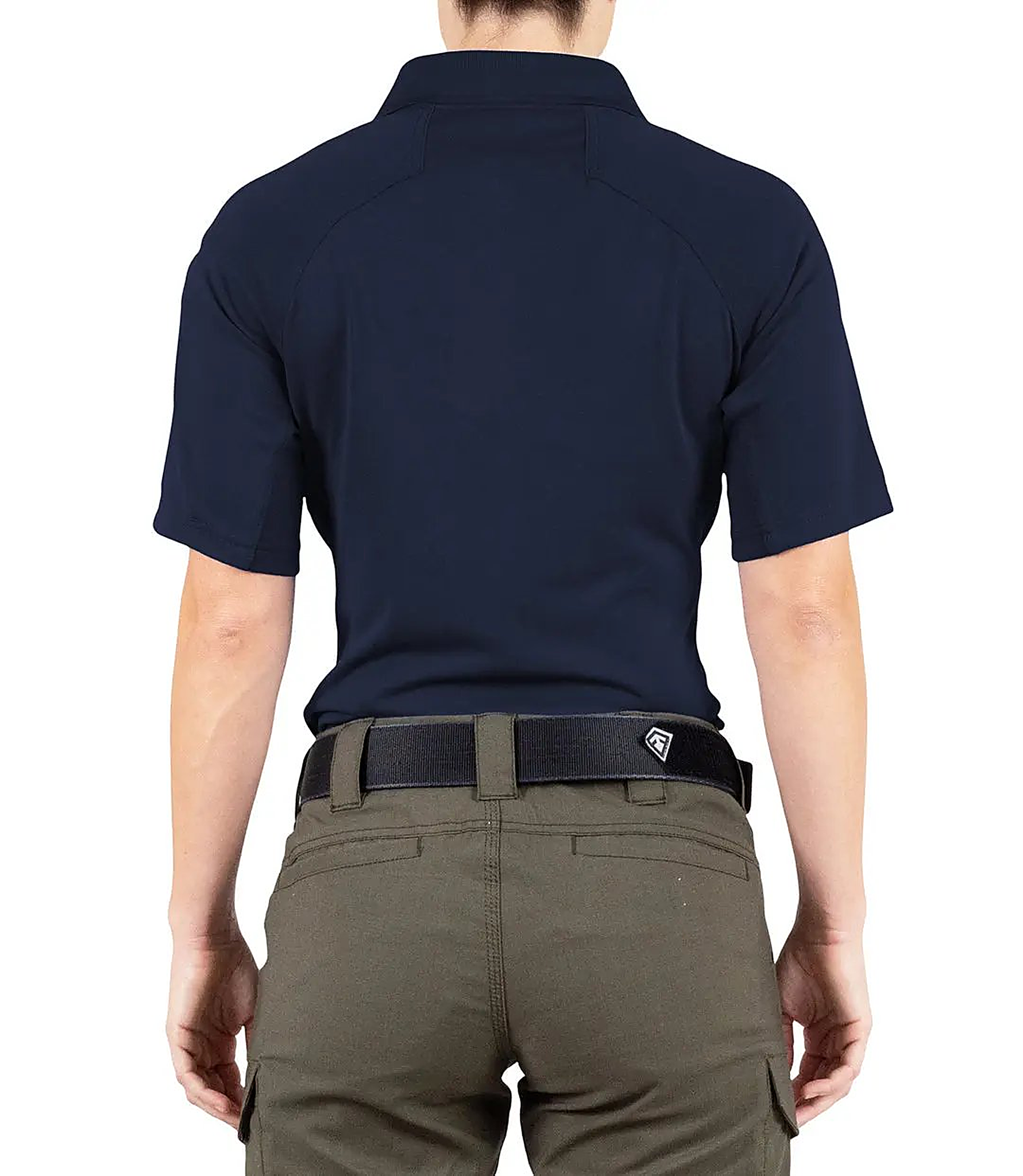 CAL FIRE First Tactical Womens Performance Short Sleeve Polo - back view