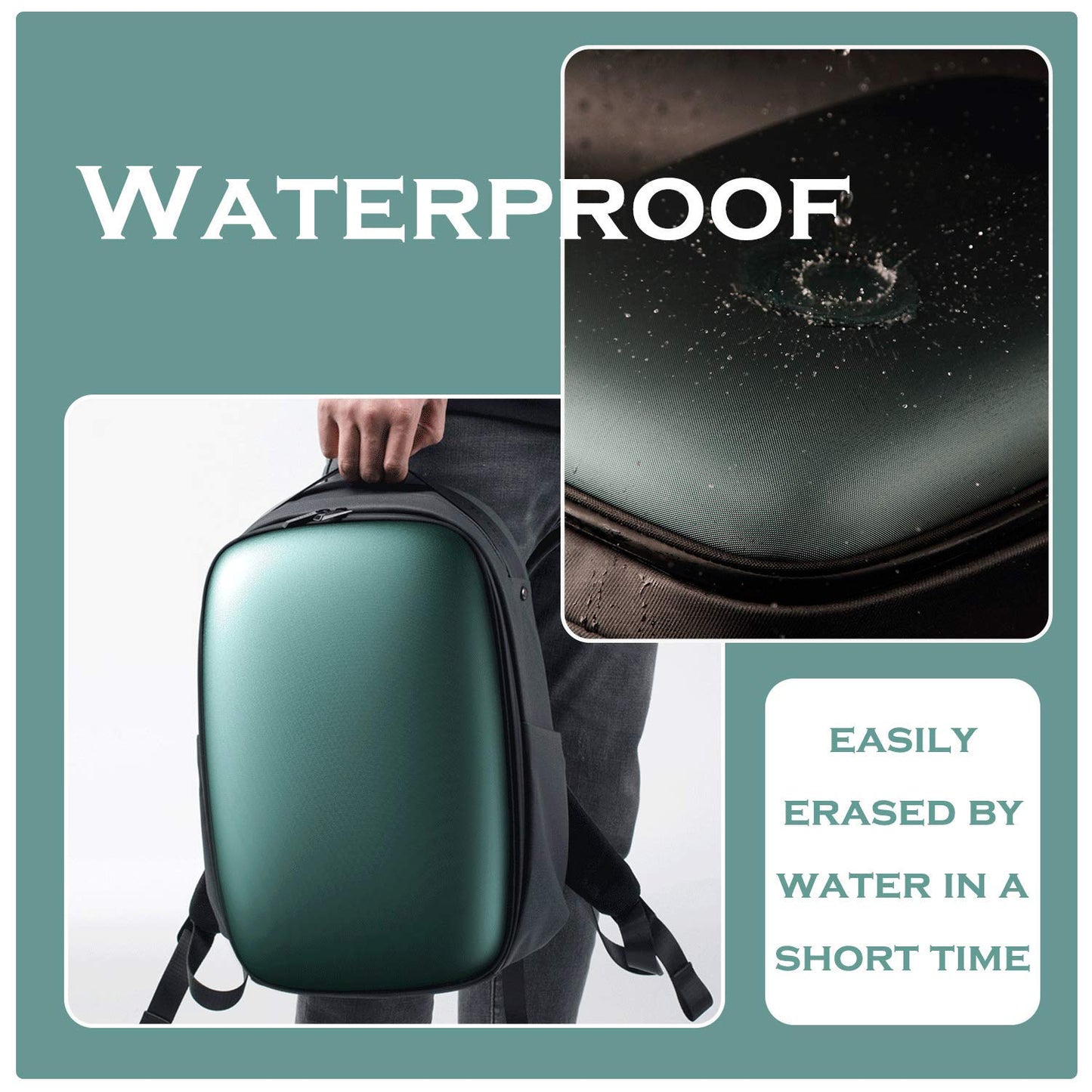 ROCKROOSTER ARCH Travel Backpack, Hard Shell Laptop Bag for Men and Women, College Backpack Anti Theft Waterproof Shaping…