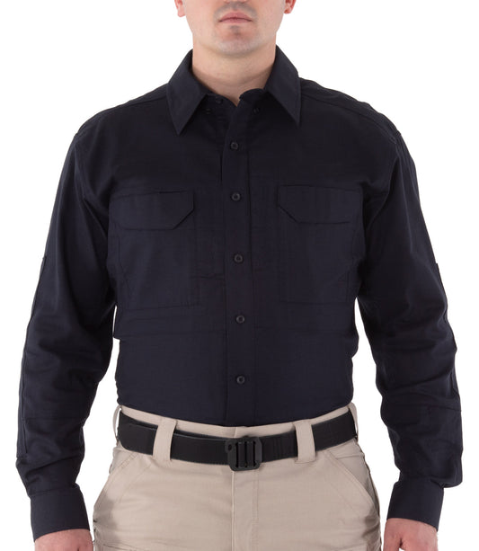 First Tactical Mens V2 Tactical Long Sleeve - Midnight Navy