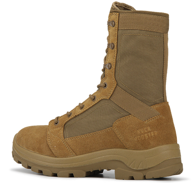 ROCKROOSTER M.G.D.B. 8 inch Tactical and Law Enforcement Boots, Soft Toe, Breathable, AB5010 AR670-1 Standard