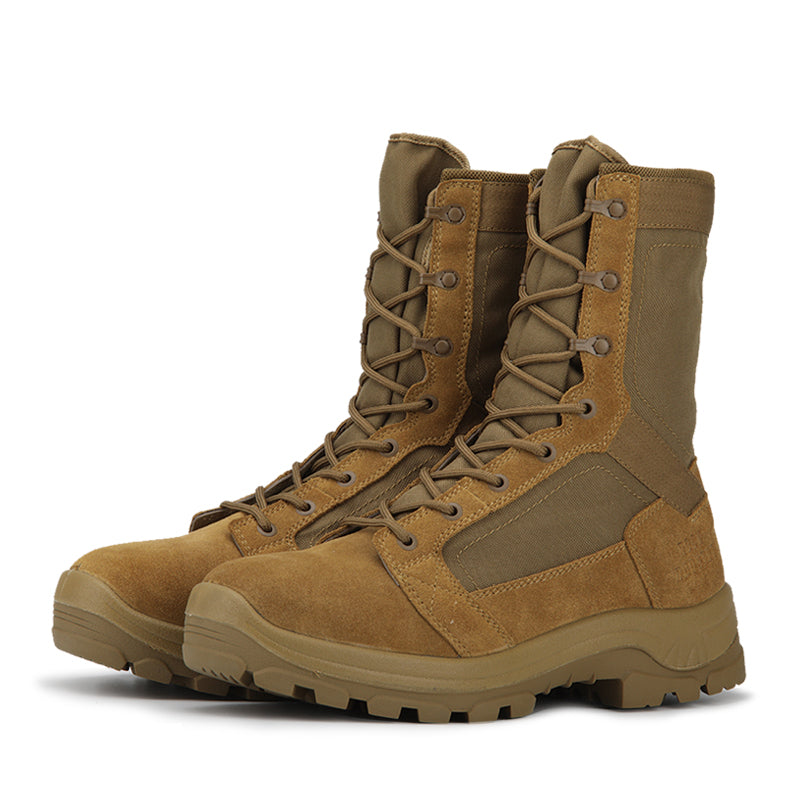 ROCKROOSTER M.G.D.B. 8 inch Tactical and Law Enforcement Boots, Soft Toe, Breathable, AB5010 AR670-1 Standard