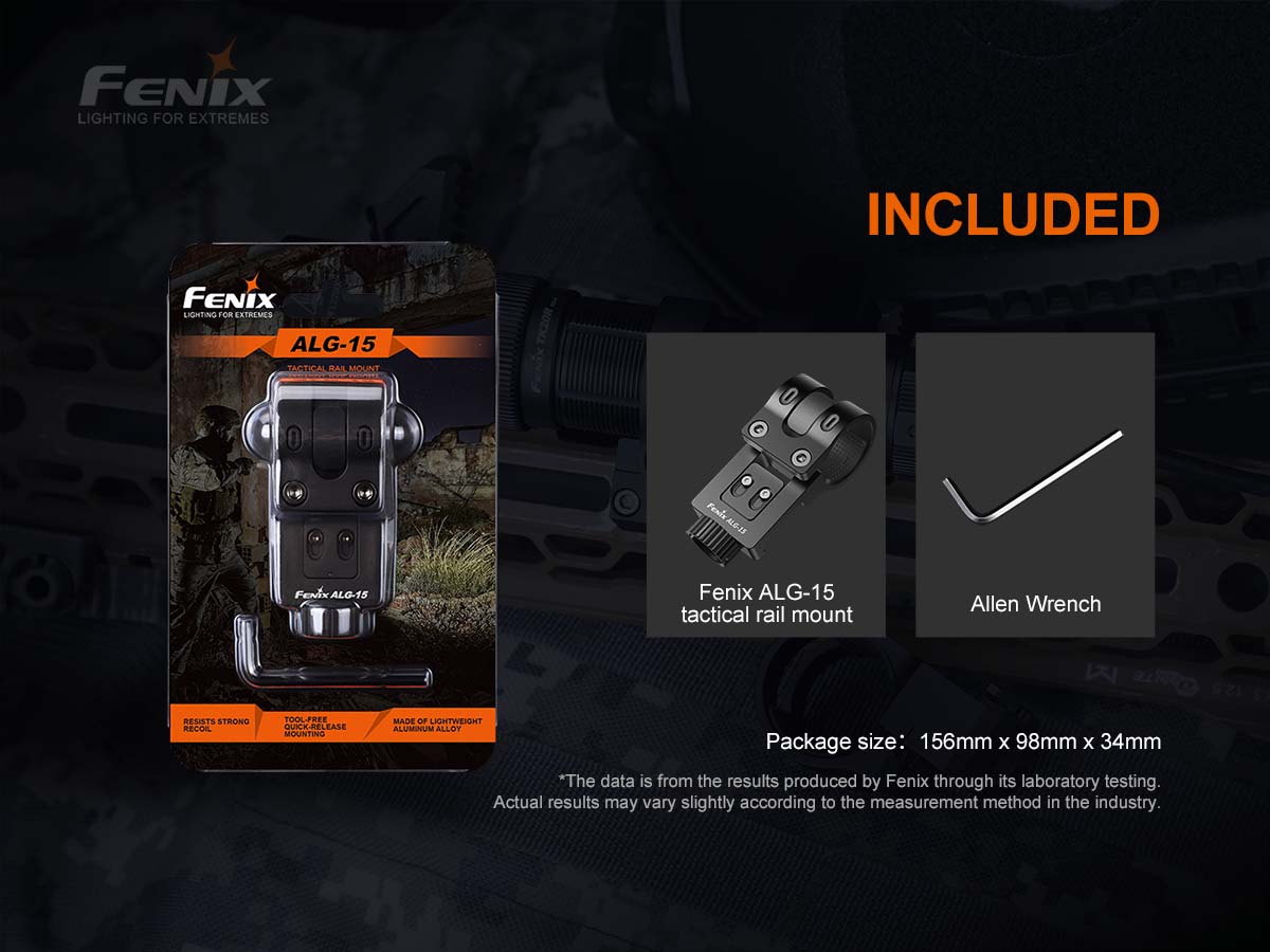 Fenix ALG-15 Picatinny Rail Mount
