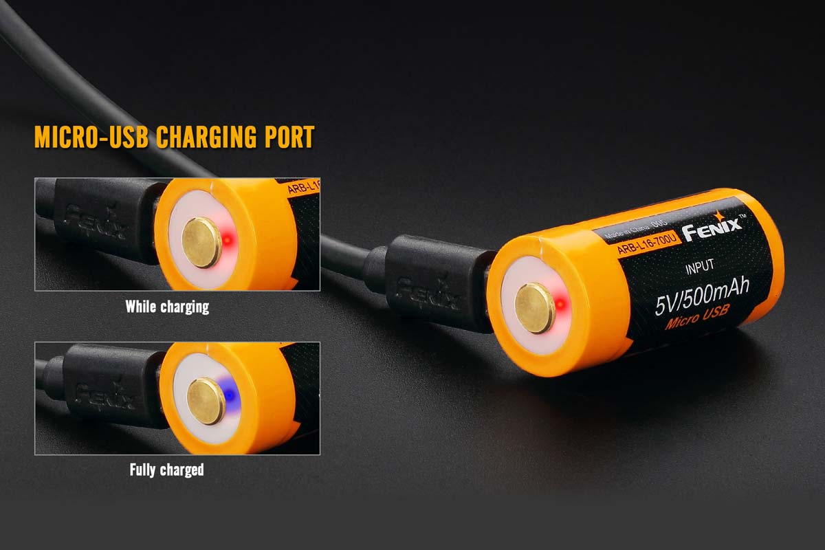 Fenix ARB-L16-700U Built-in USB Rechargeable Battery- DSICONTINUED
