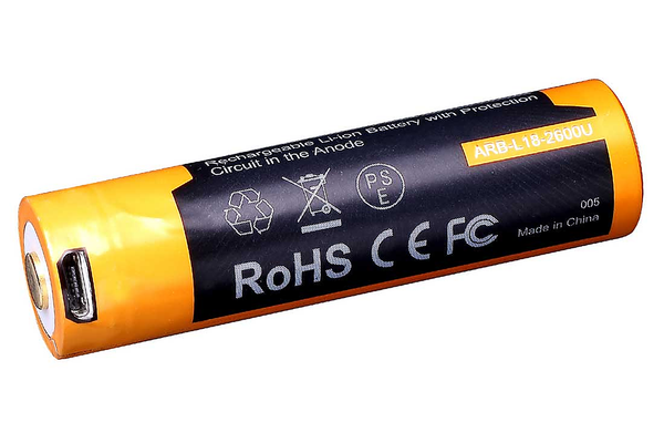 ARB-L18-2600U Built-in USB Rechargeable Battery