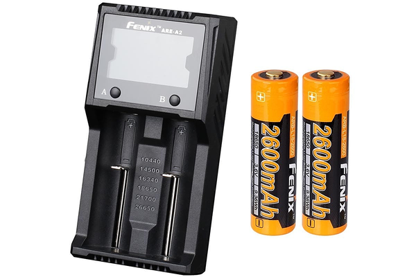 ARE-A2 Charger and 2600 Battery Bundle