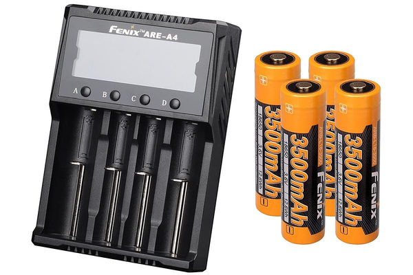 ARE-A4 Battery Charger and 3500 Battery Bundle