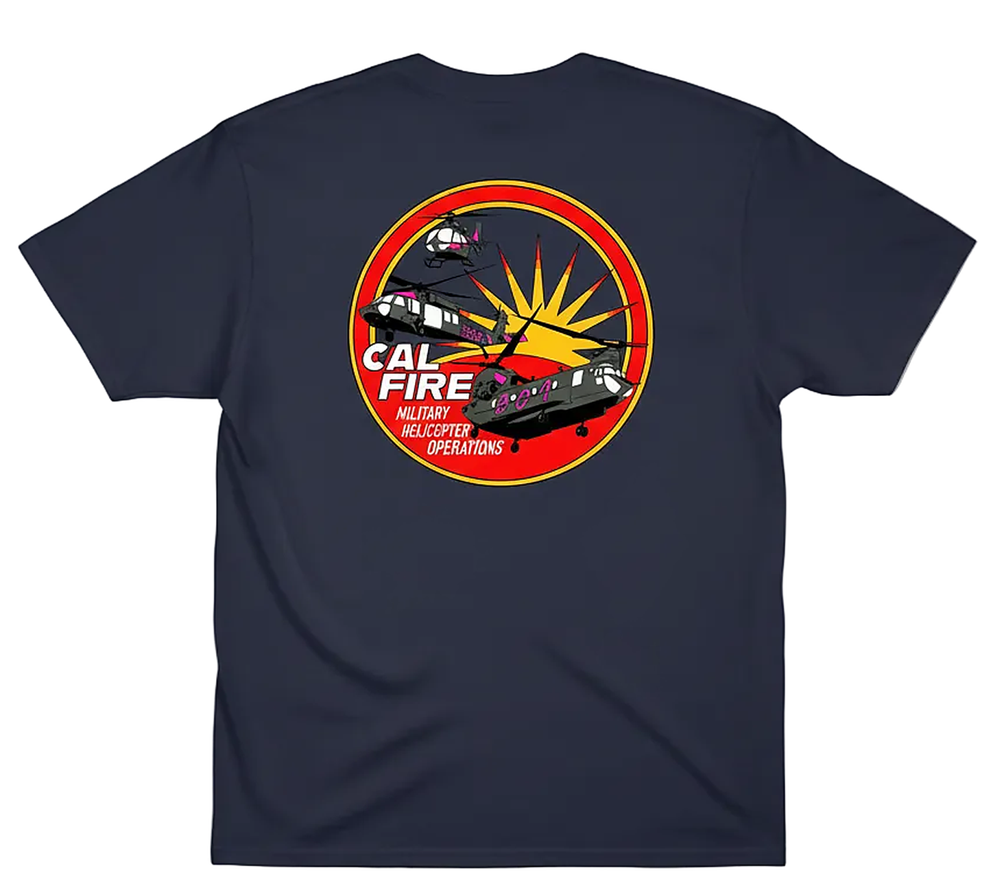 Air Guard Cotton Short Sleeve - Dark Navy - detail view
