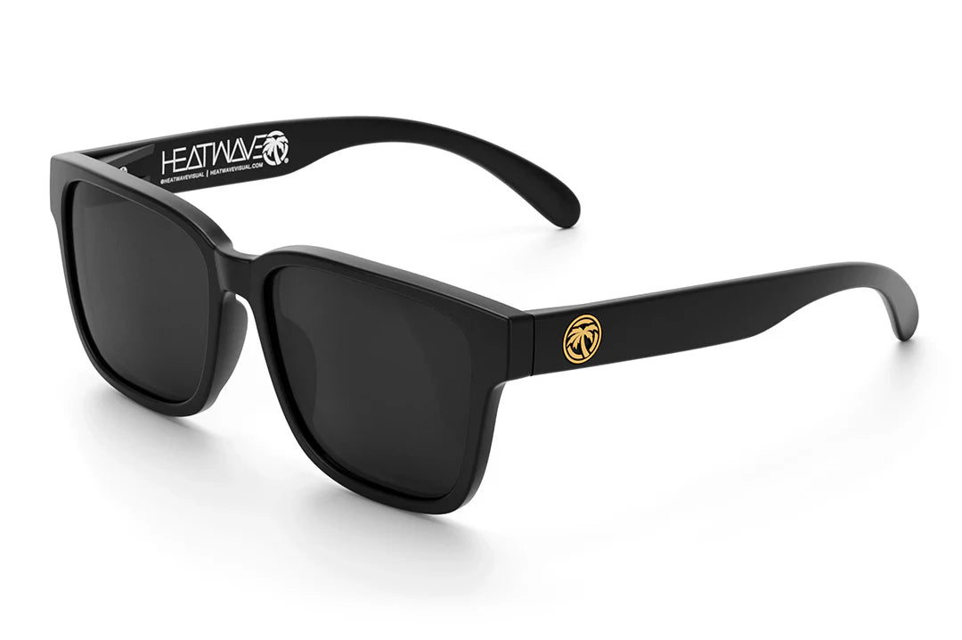 Apollo Sunglasses: BLACK - Heatwave