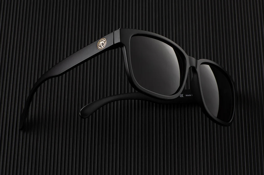 Apollo Sunglasses: BLACK - Heatwave
