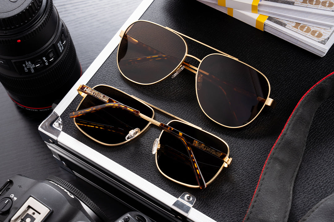 Heat Wave Visual Incline Tortoise Brown Lens sunglasses view 3