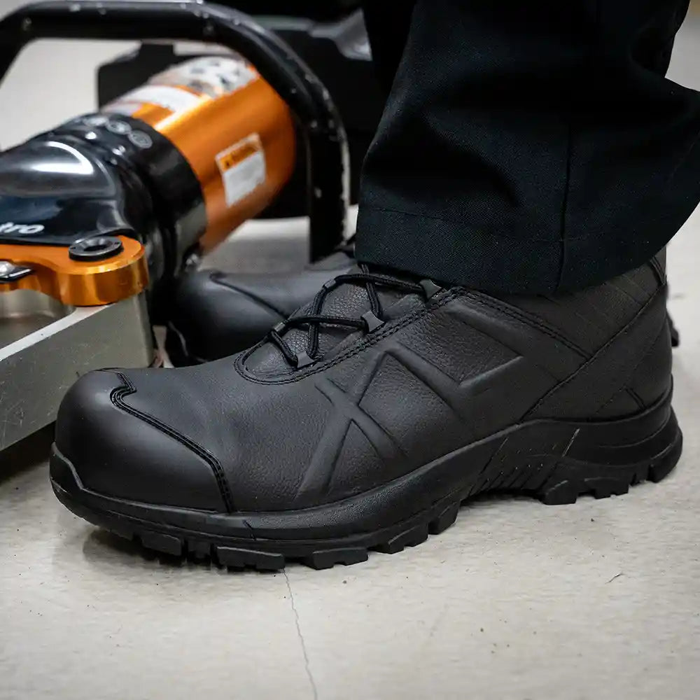HAIX Black Eagle Safety 55 Mid Side Zip — Industrial Safety Boot