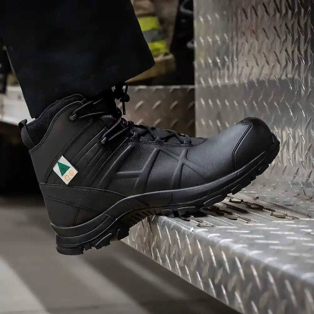 HAIX Black Eagle Safety 55 Mid Side Zip — Industrial Safety Boot